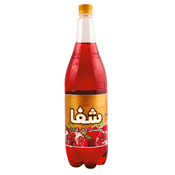 شفا نوشیدنی انار گازدار 1.5 لیتر